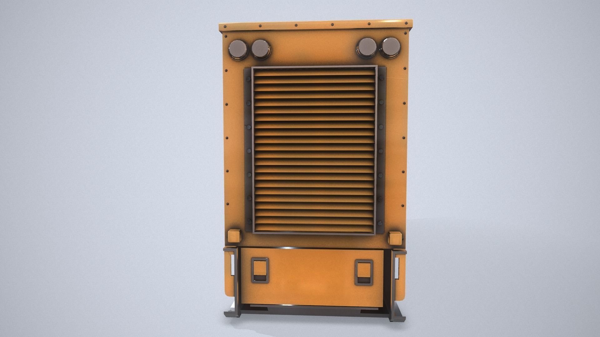 Power Generator PBR Low-poly 3D model_5