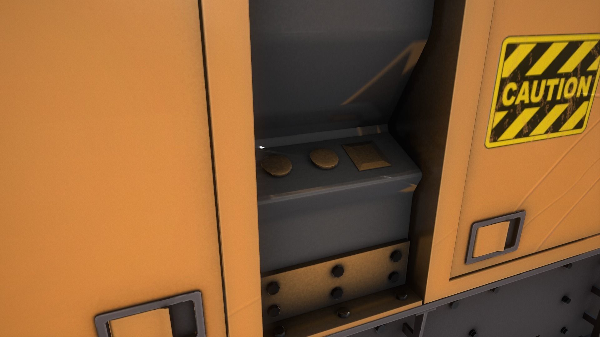 Power Generator PBR Low-poly 3D model_15