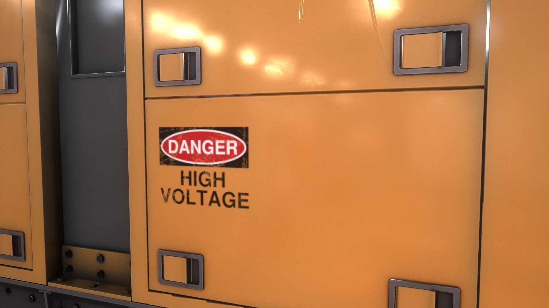 Power Generator PBR Low-poly 3D model_12