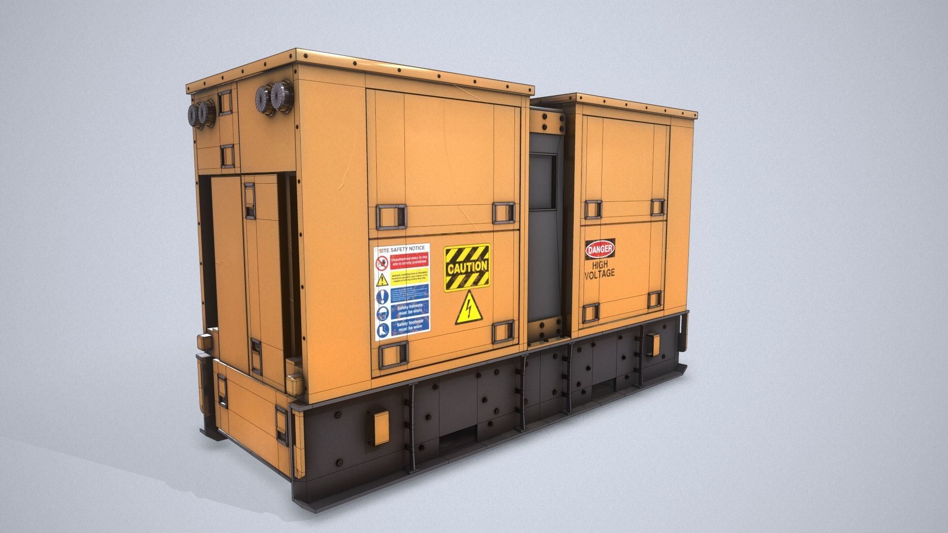 Power Generator PBR Low-poly 3D model_20