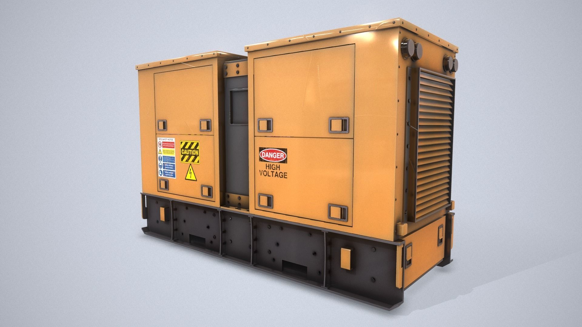 Power Generator PBR Low-poly 3D model_6