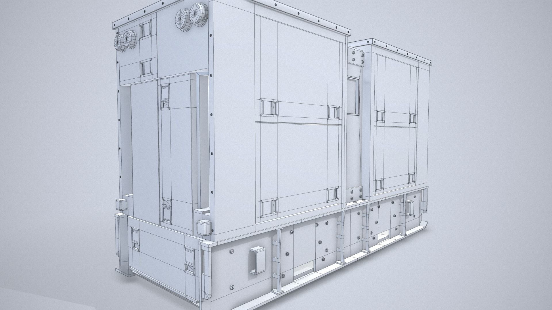 Power Generator PBR Low-poly 3D model_29