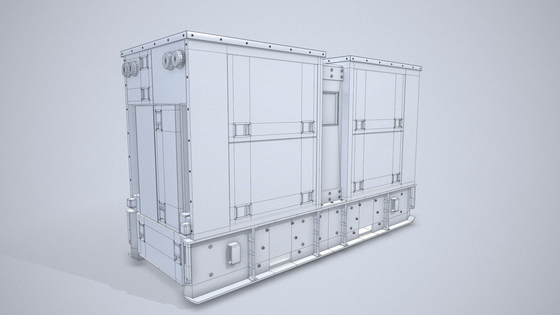 Power Generator PBR Low-poly 3D model_21