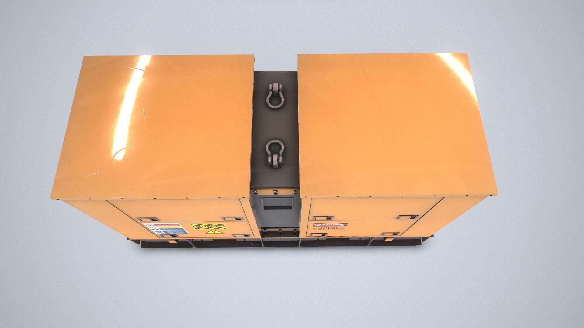 Power Generator PBR Low-poly 3D model_7