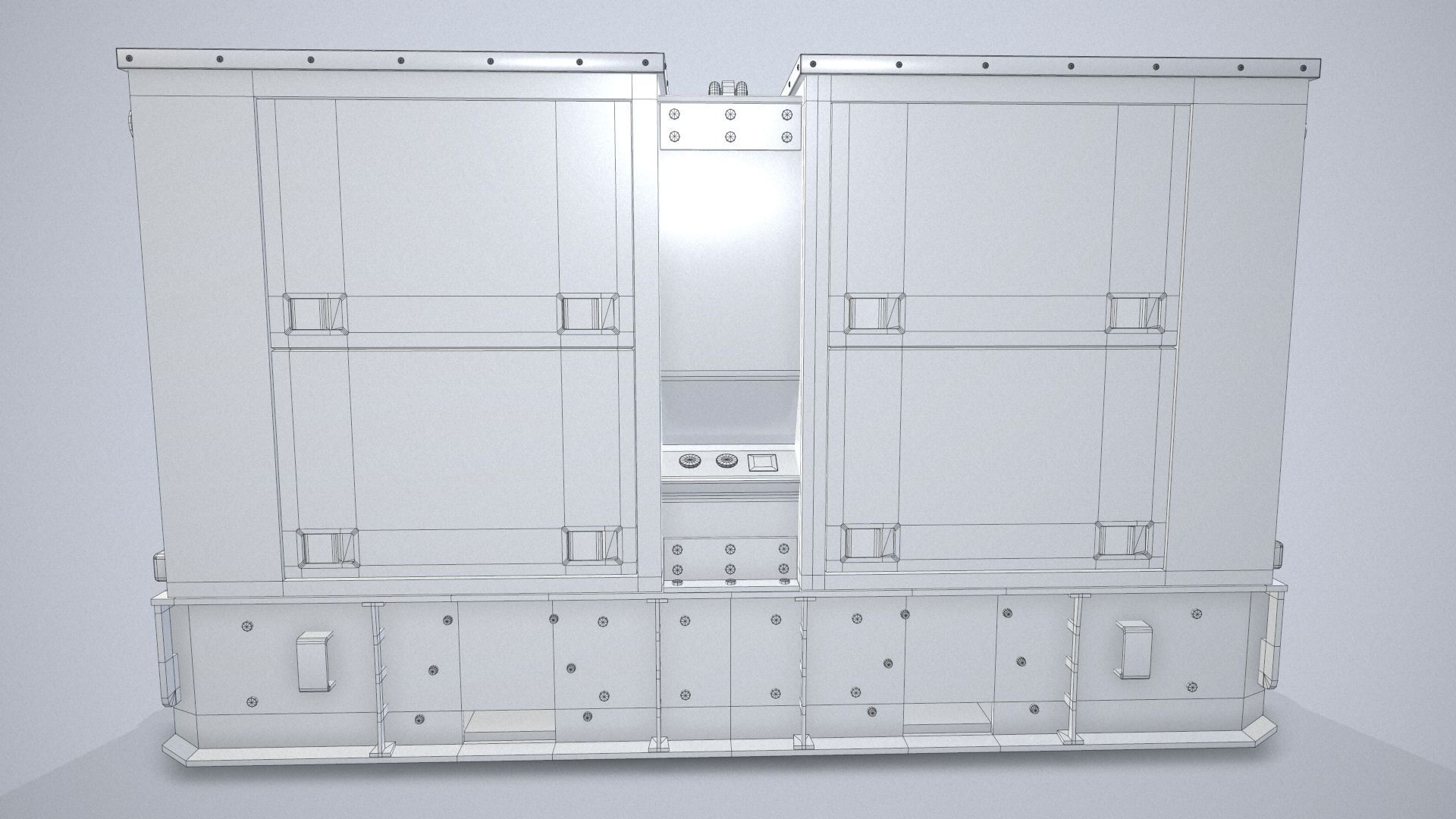 Power Generator PBR Low-poly 3D model_26