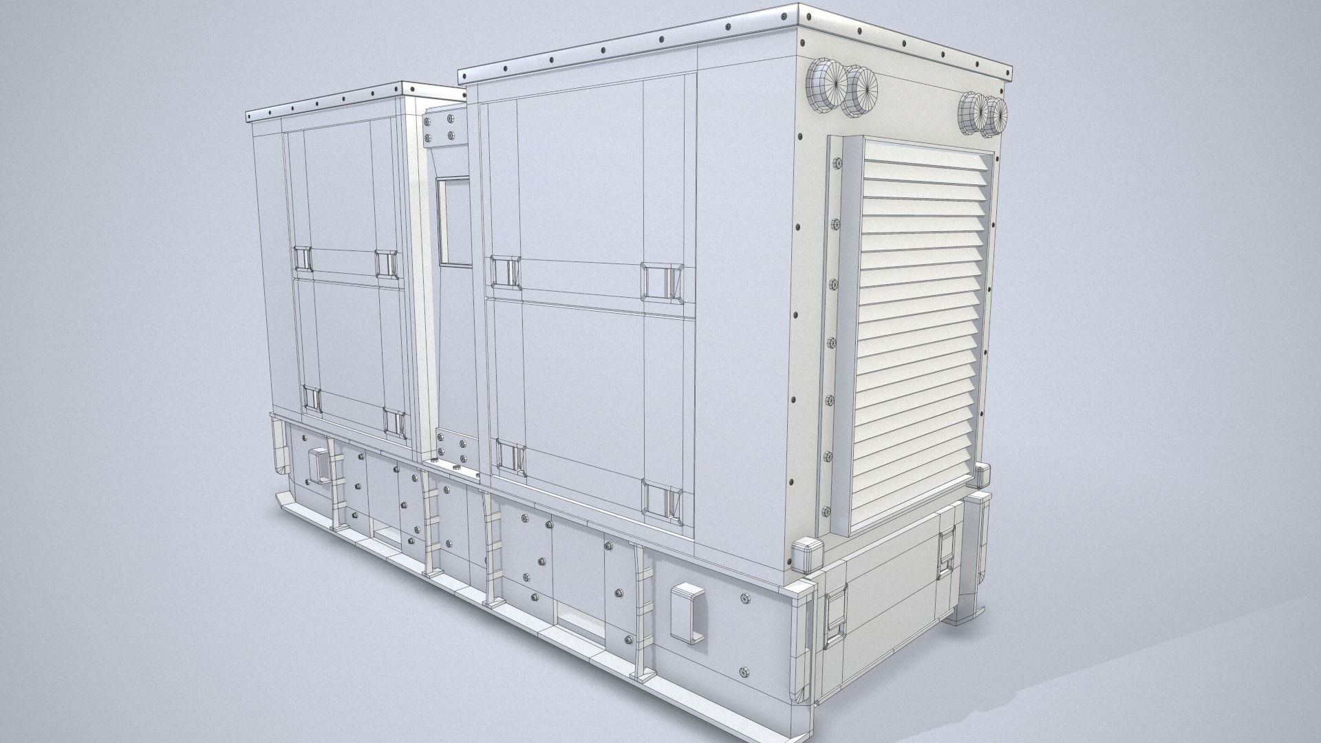 Power Generator PBR Low-poly 3D model_23