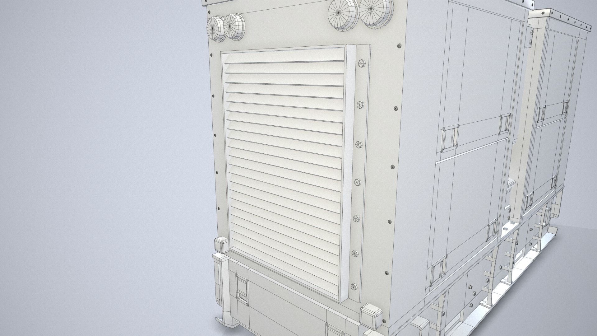 Power Generator PBR Low-poly 3D model_34