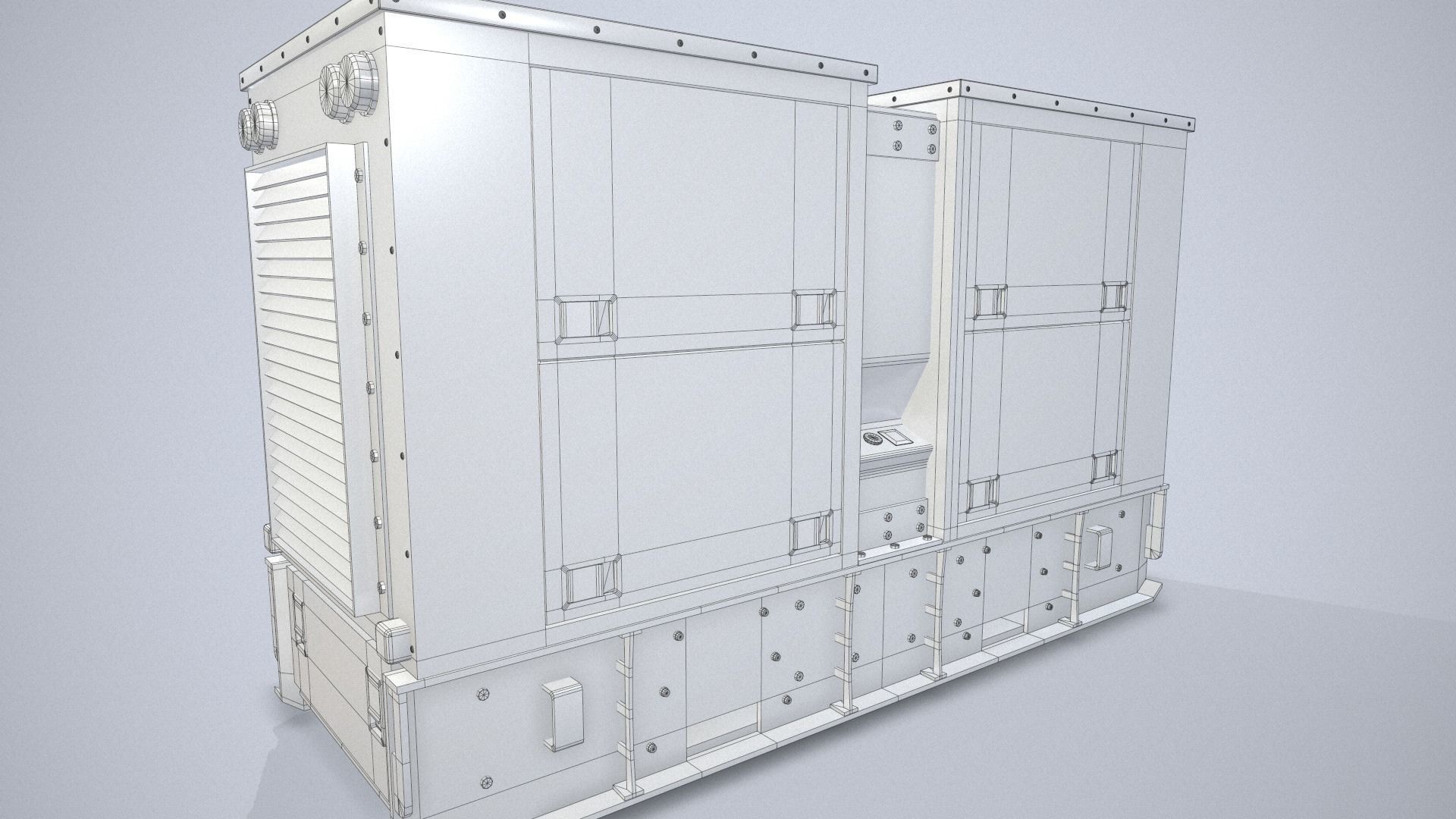 Power Generator PBR Low-poly 3D model_25