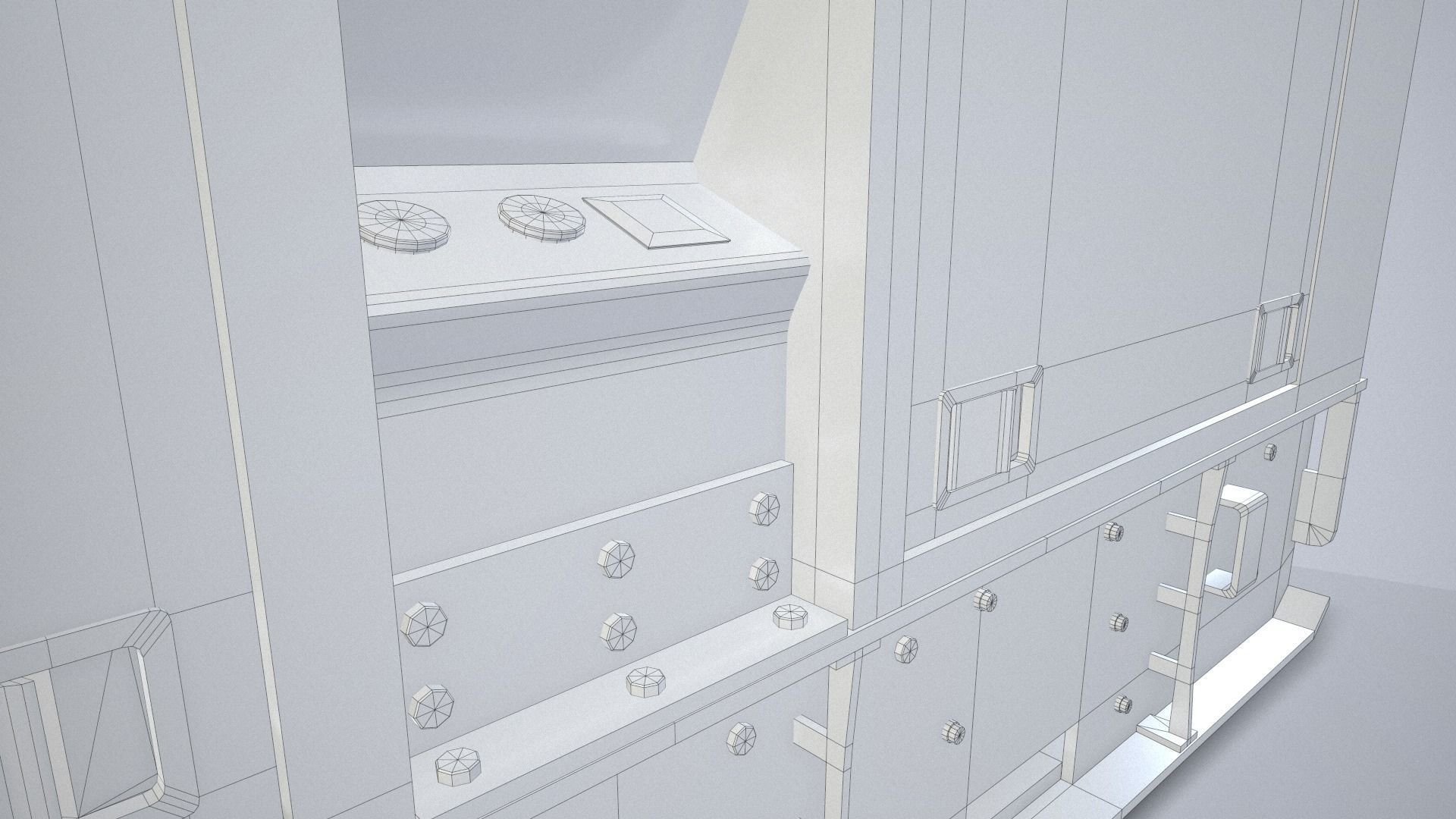 Power Generator PBR Low-poly 3D model_33