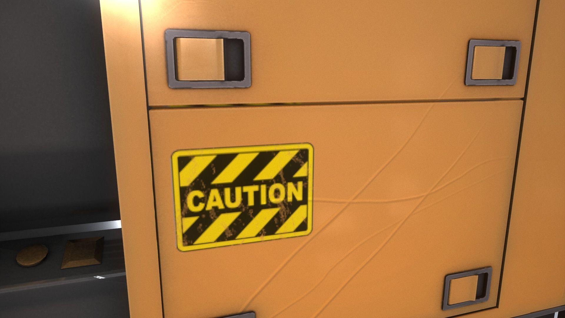 Power Generator PBR Low-poly 3D model_16