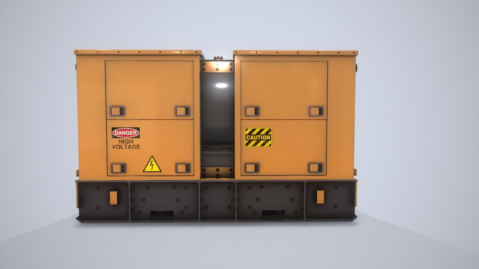 Power Generator PBR Low-poly 3D model_3