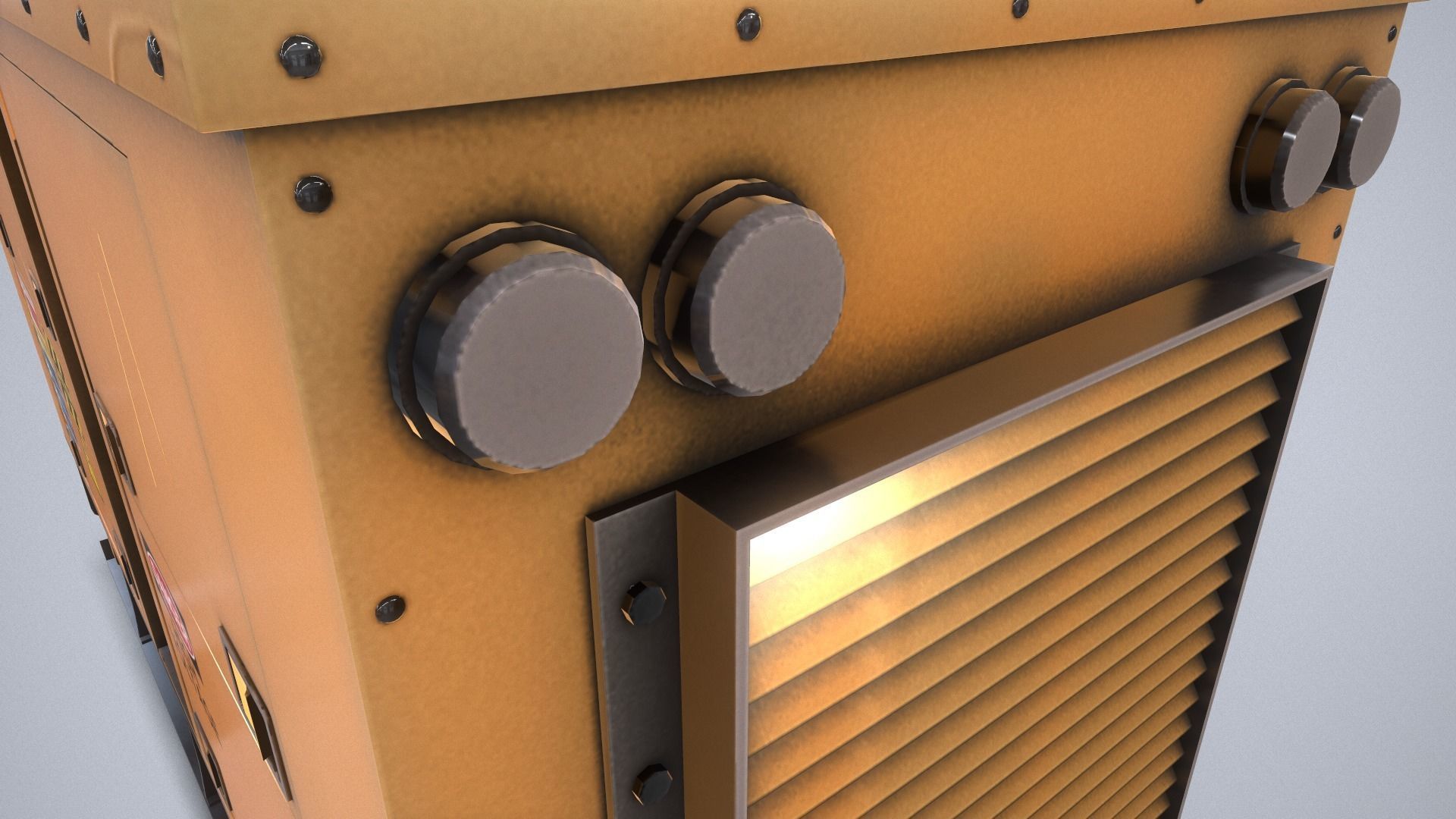 Power Generator PBR Low-poly 3D model_13