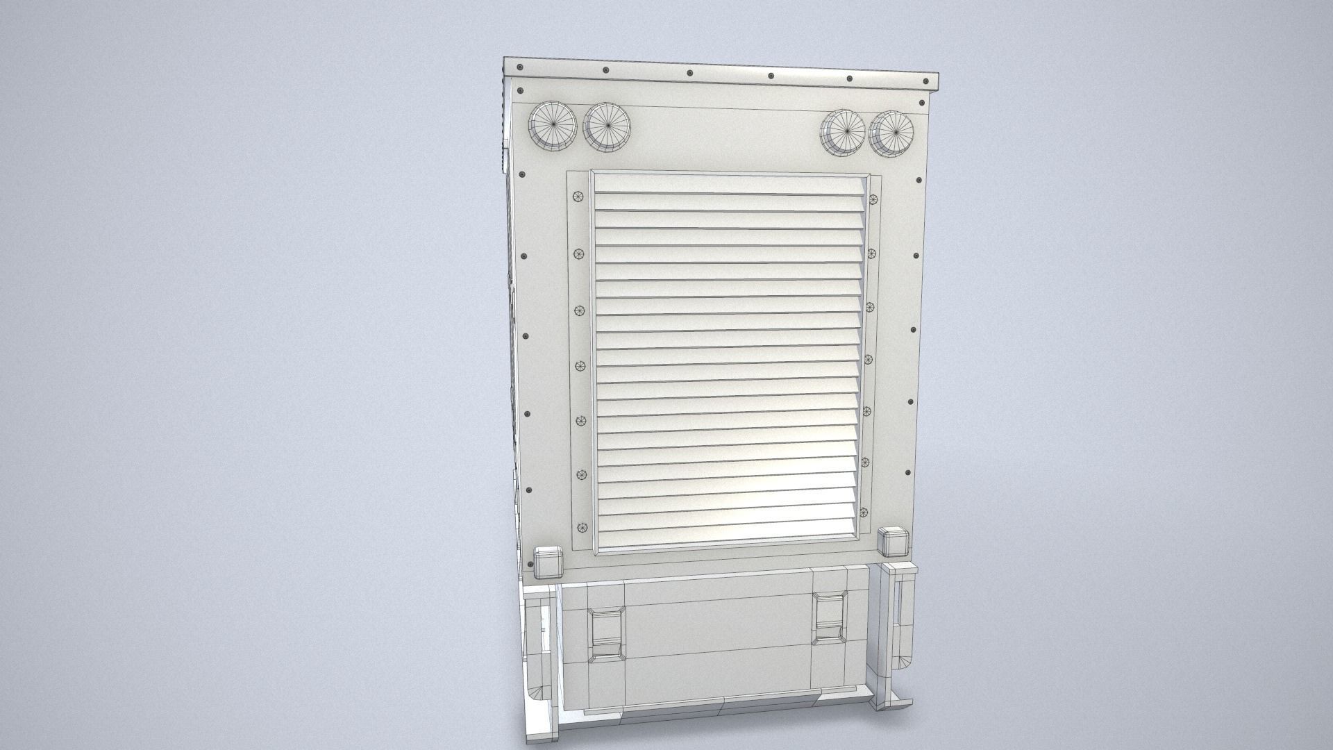 Power Generator PBR Low-poly 3D model_24