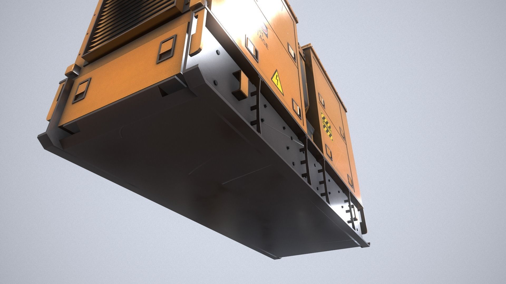 Power Generator PBR Low-poly 3D model_18