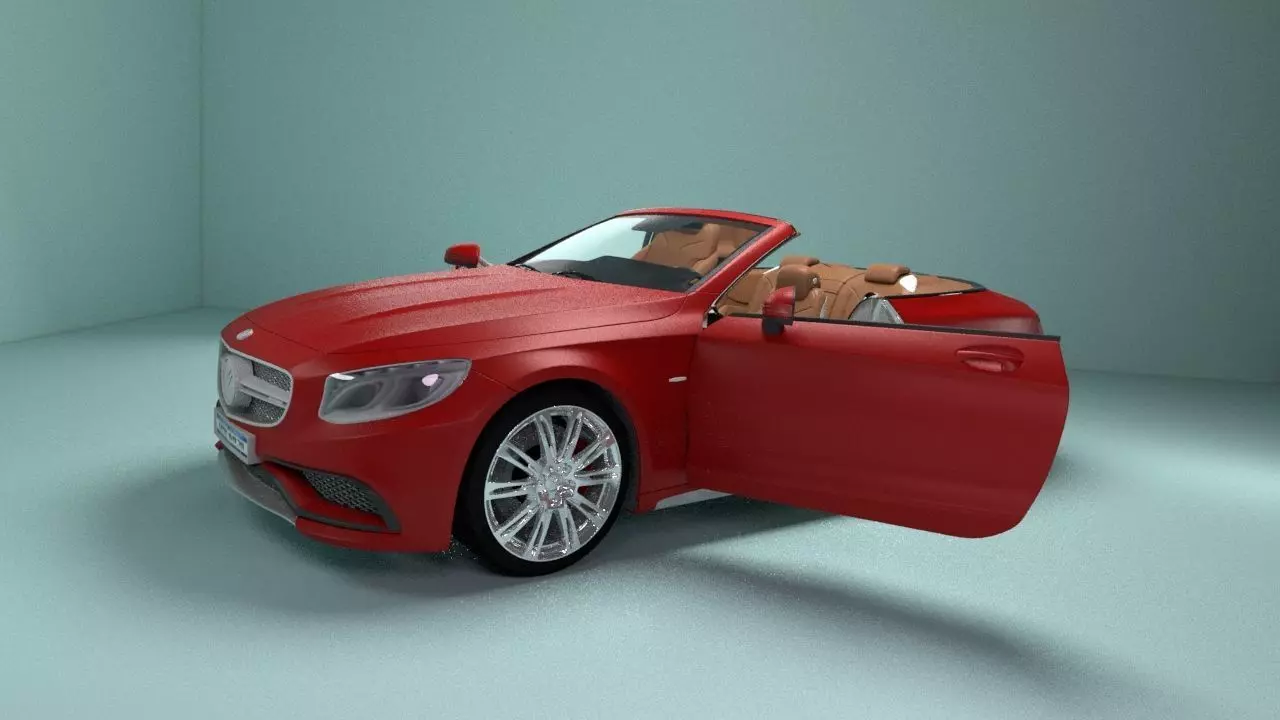 Mercedes Benz S-Class Cabriolet Free 3D model