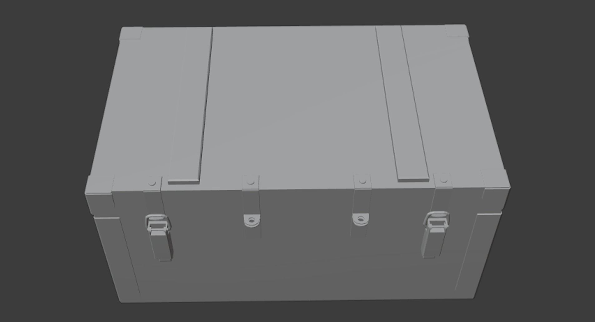 Army crate Free low-poly 3D model_9