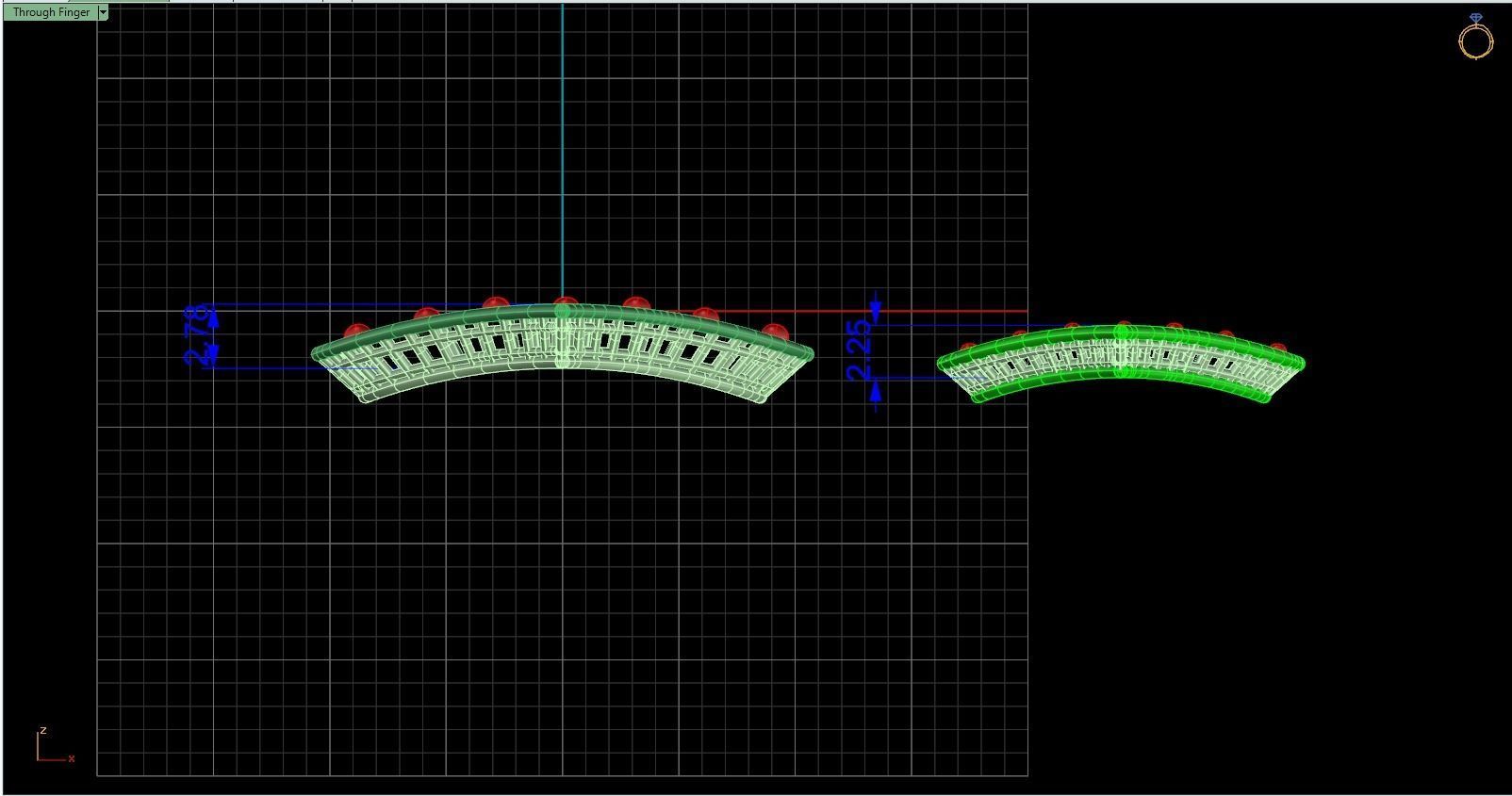 simple necklace mala set 3D print model_3