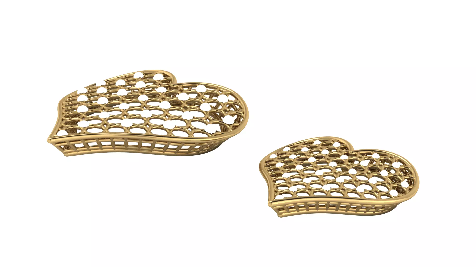 simple necklace mala set 3D print model_0