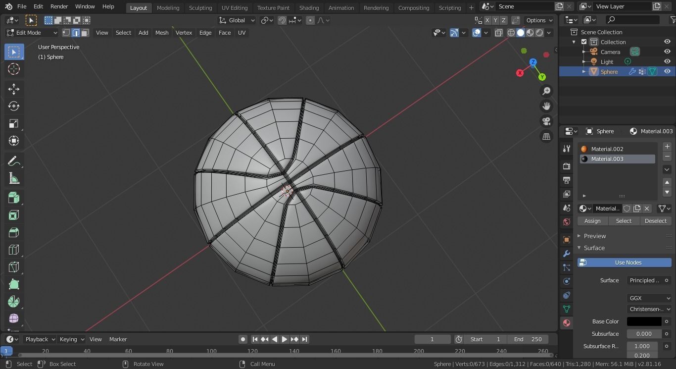 Basketball ball 3D model_4