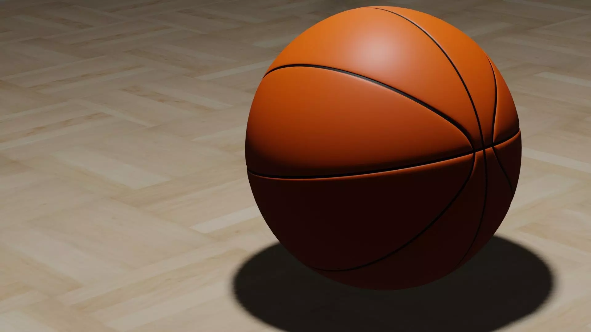 Basketball ball 3D model_0