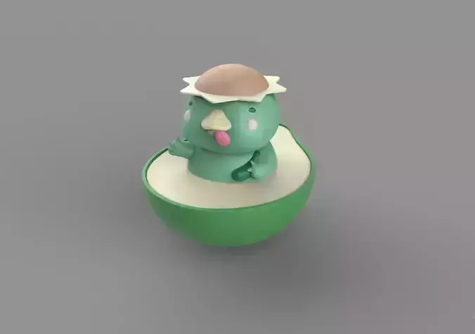 Kappa cute model  3D print model