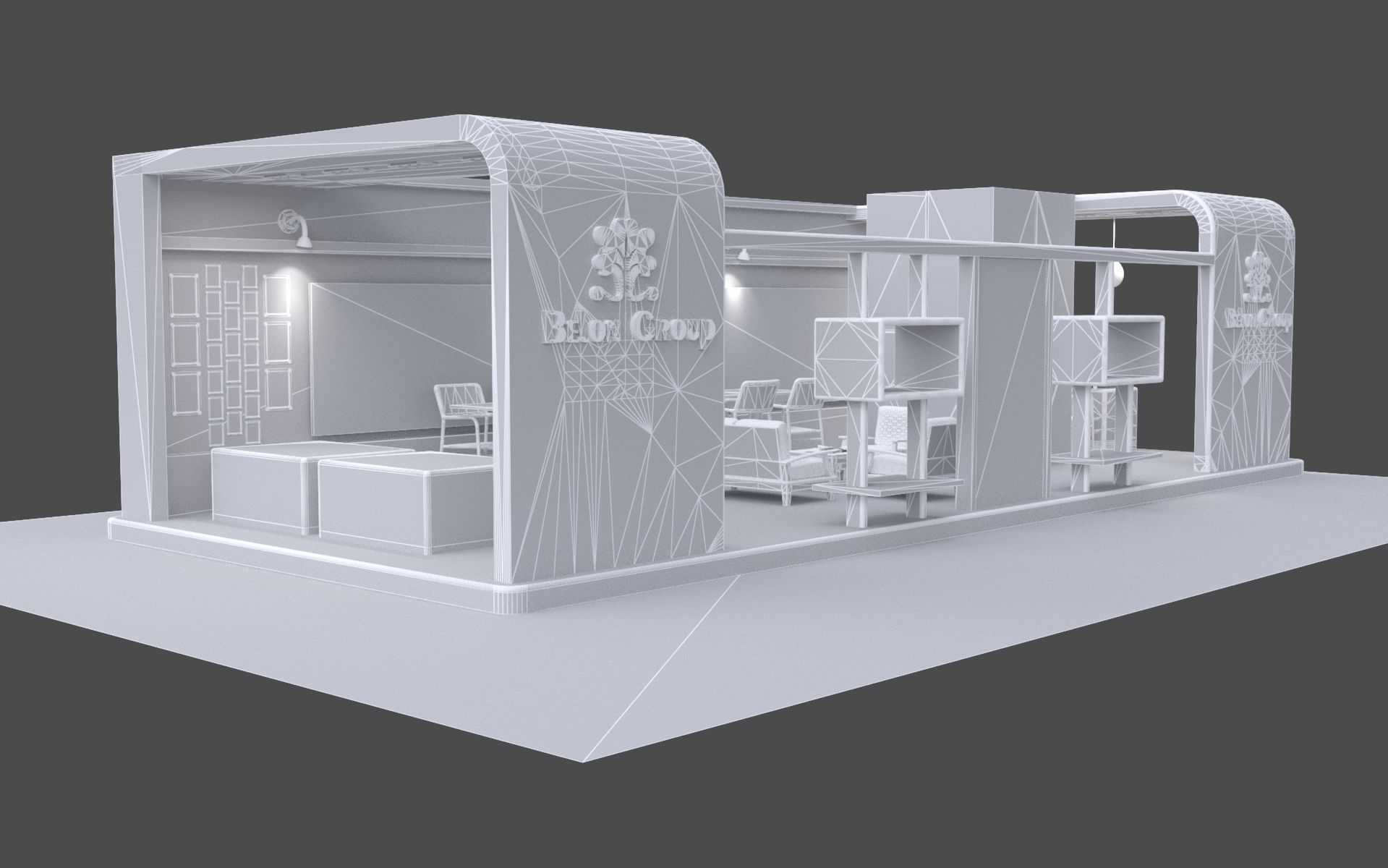 Exhibition Stall 3D 3D model_10