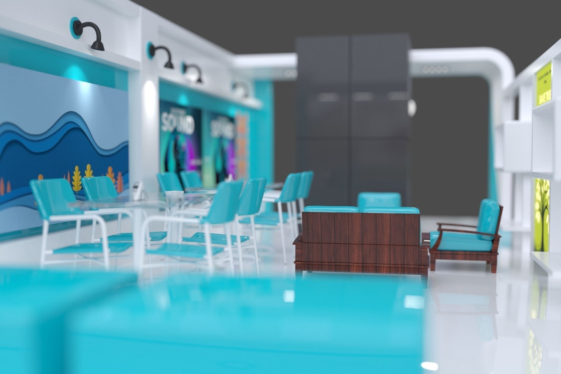 Exhibition Stall 3D 3D model_7