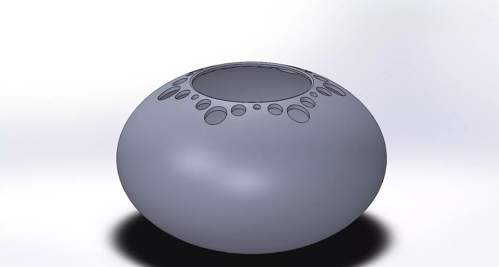 Vase Round Free 3D print model_0