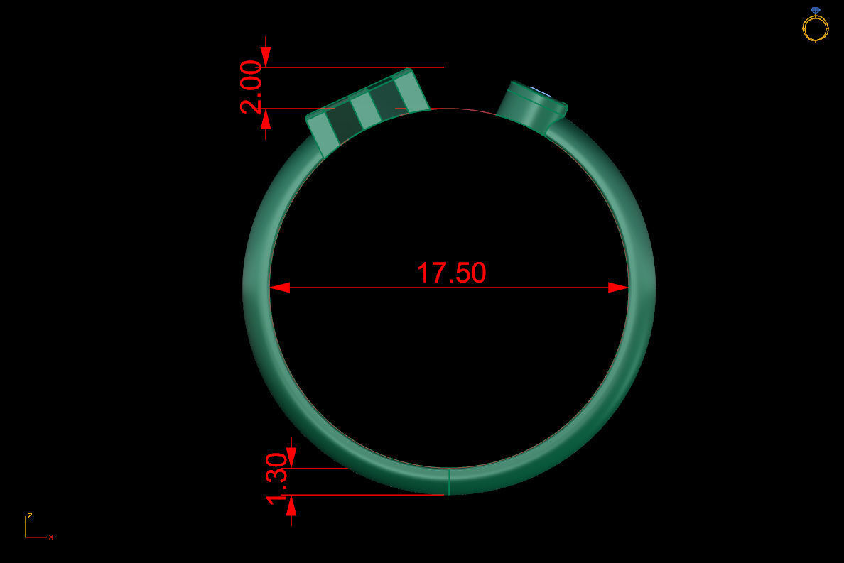 Ring 137 3D print model_6