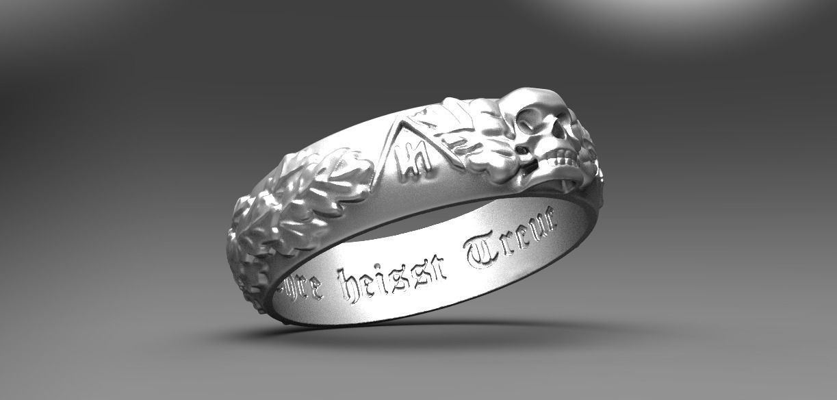 DEAD HEAD RING 3D print model_5
