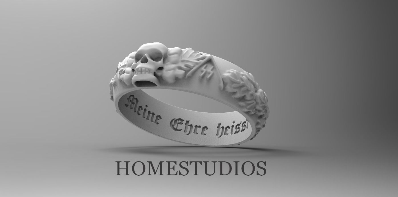 DEAD HEAD RING 3D print model_0