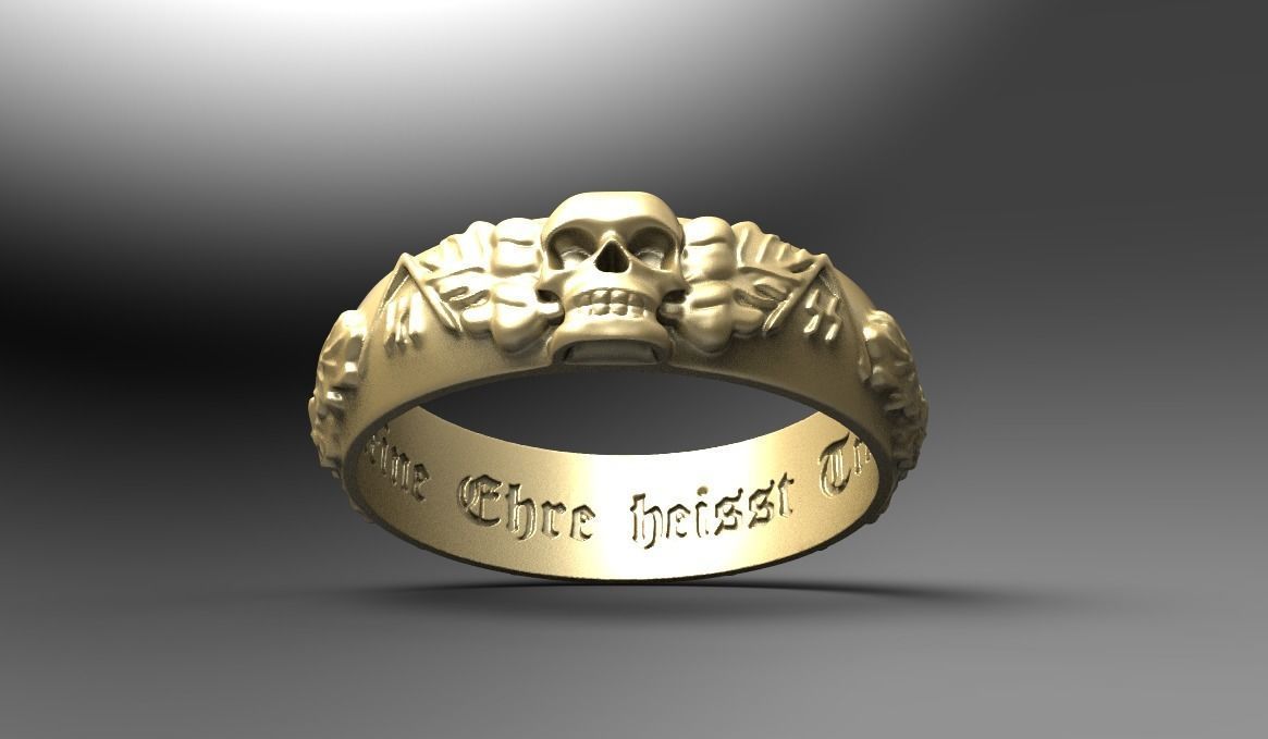 DEAD HEAD RING 3D print model_3