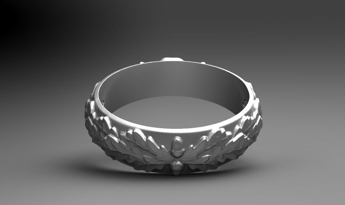 DEAD HEAD RING 3D print model_9