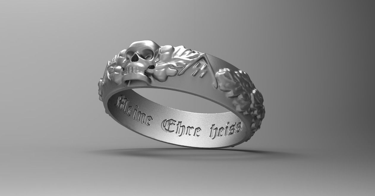 DEAD HEAD RING 3D print model_1