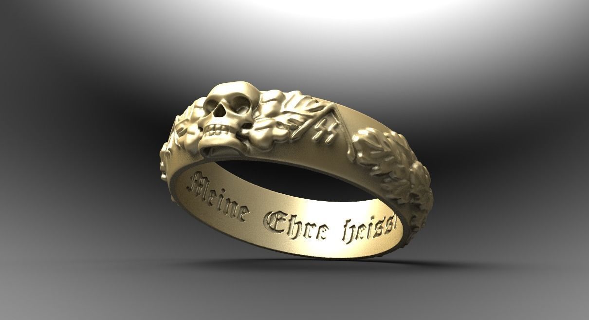 DEAD HEAD RING 3D print model_2