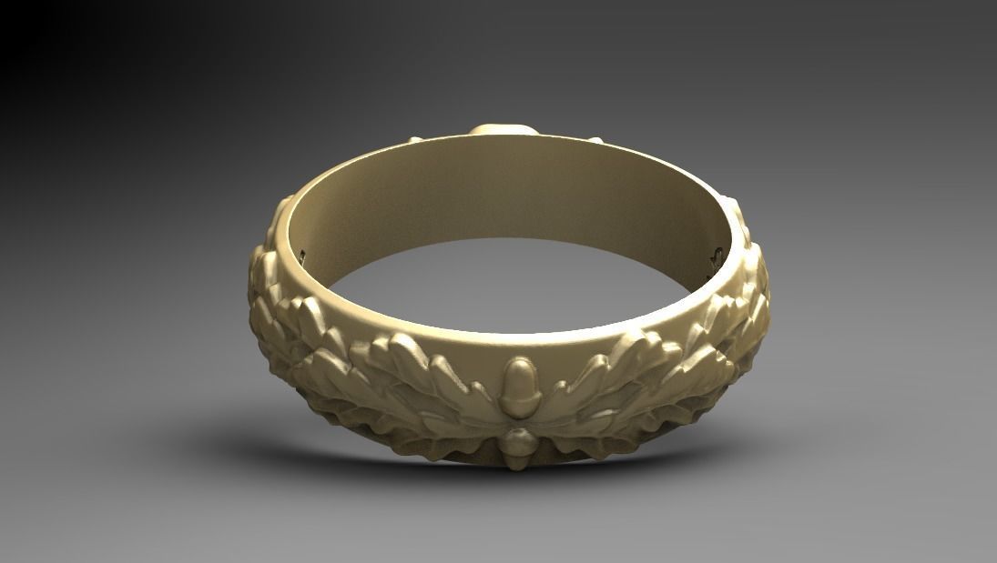 DEAD HEAD RING 3D print model_8