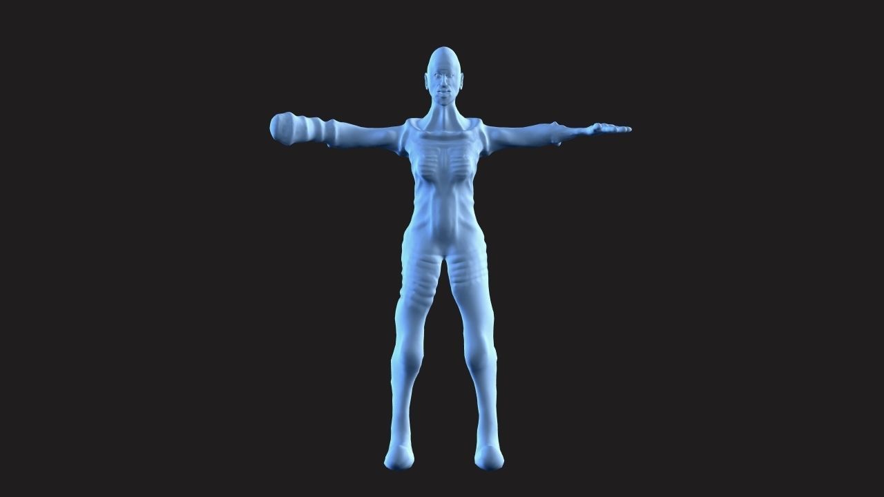 Scluptaco human 3D print model_1