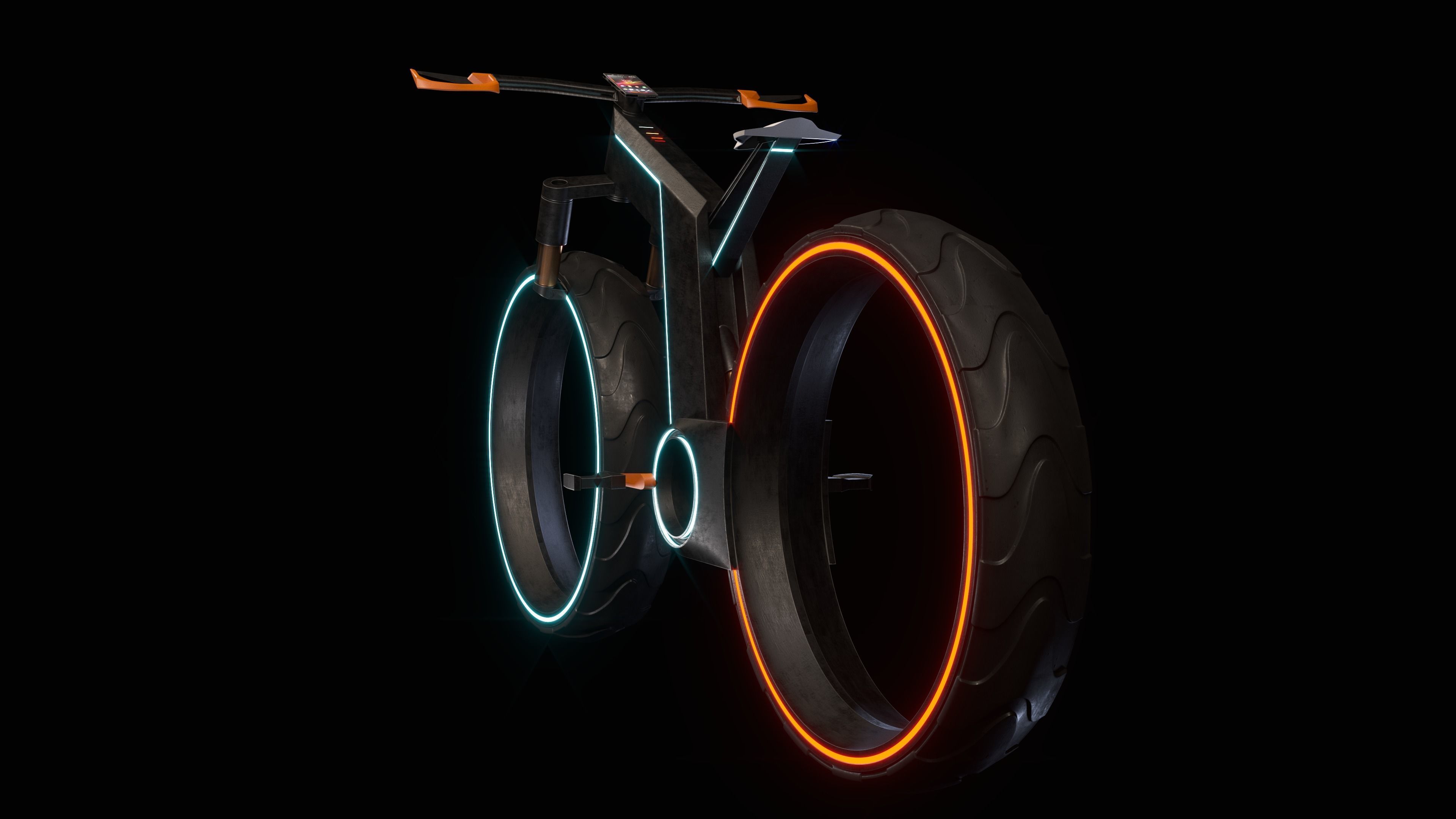 E-bicycle concept 3D model_1