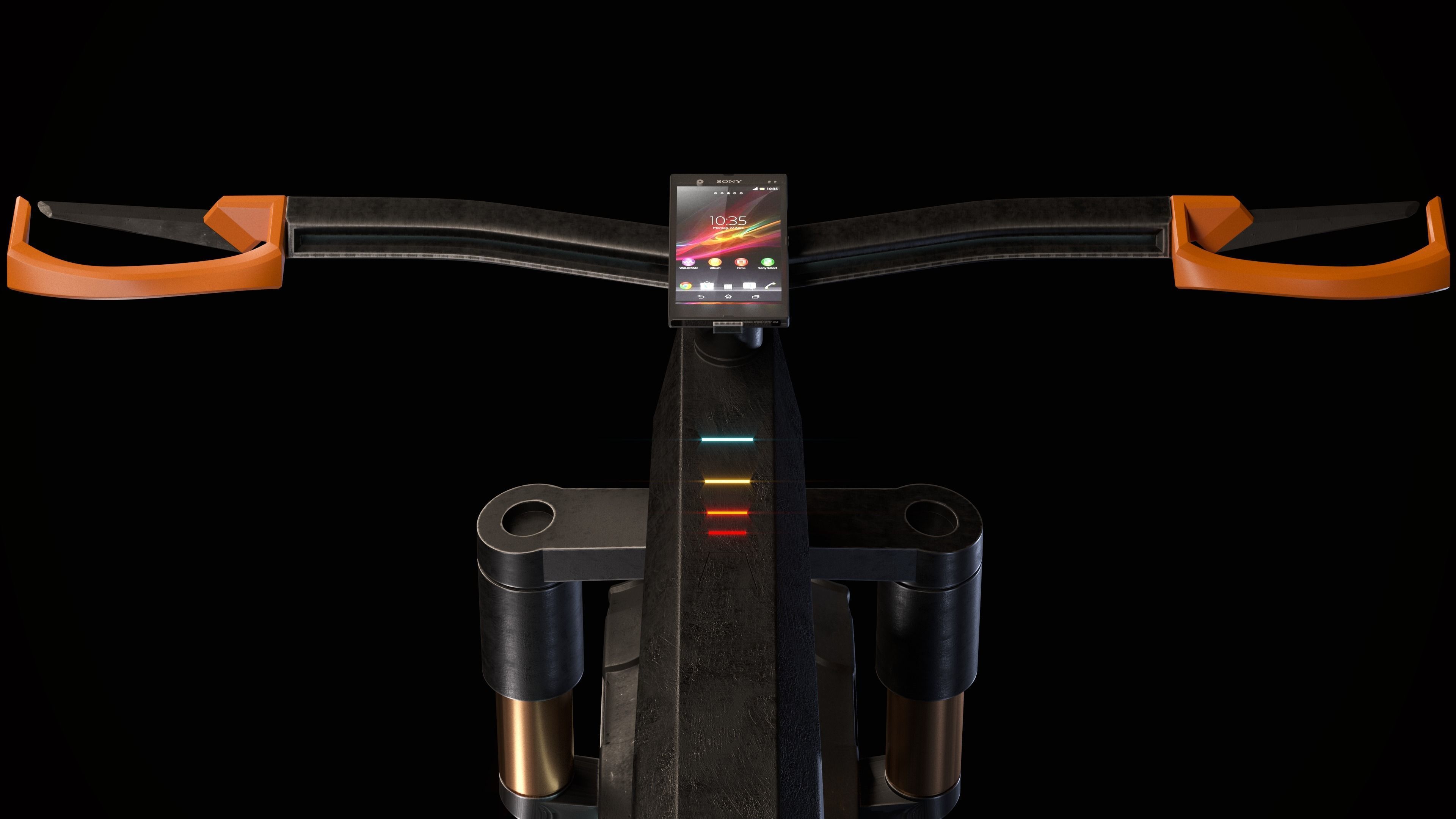 E-bicycle concept 3D model_3