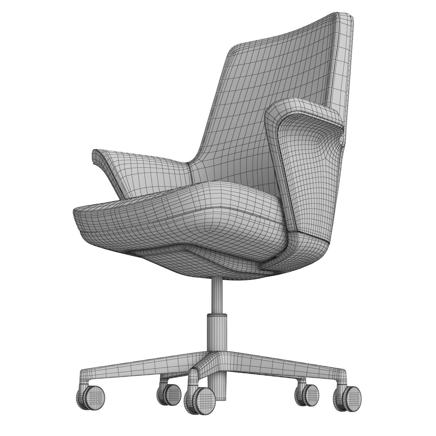 Humanscale Summa Executive Conference Chair 3D model_10