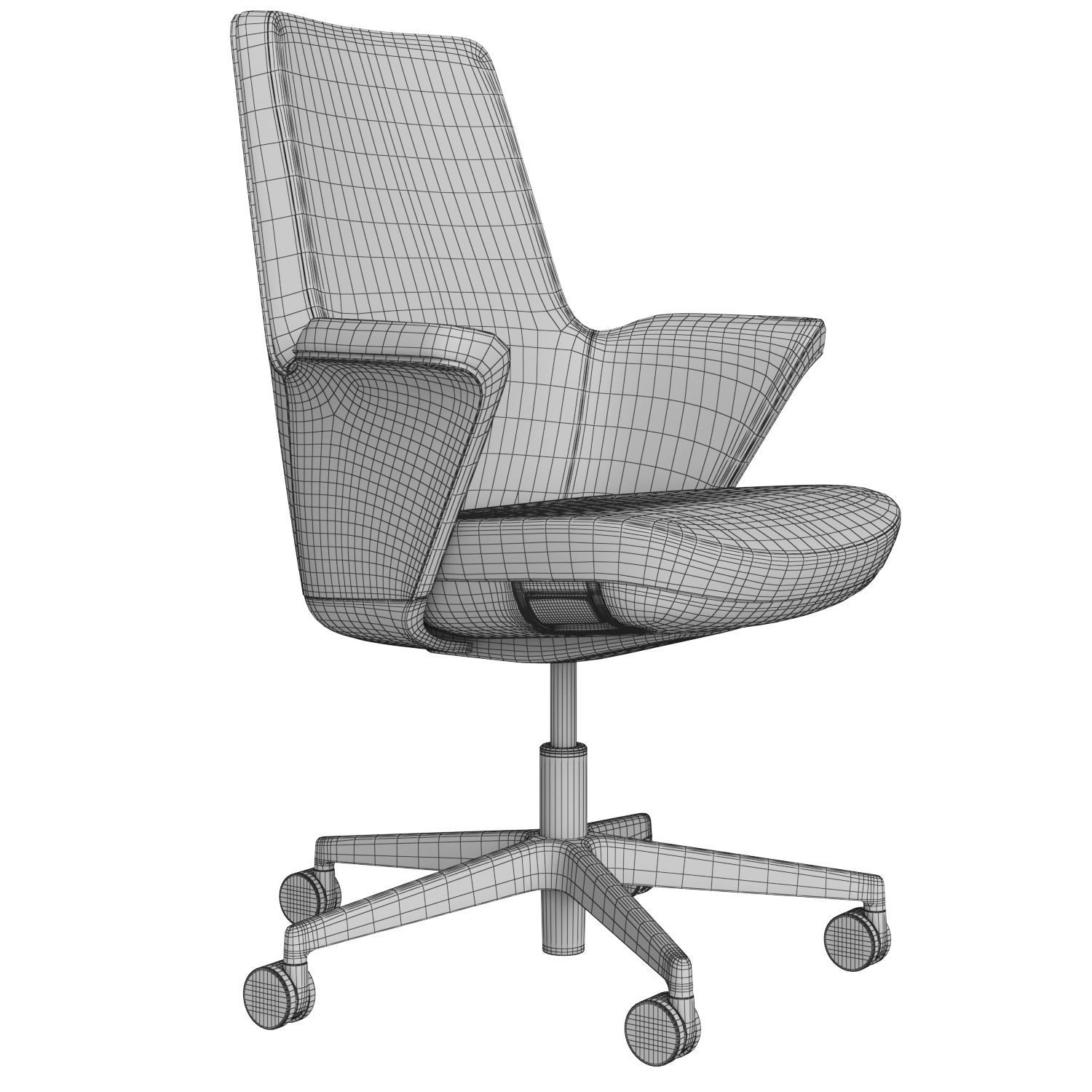 Humanscale Summa Executive Conference Chair 3D model_9