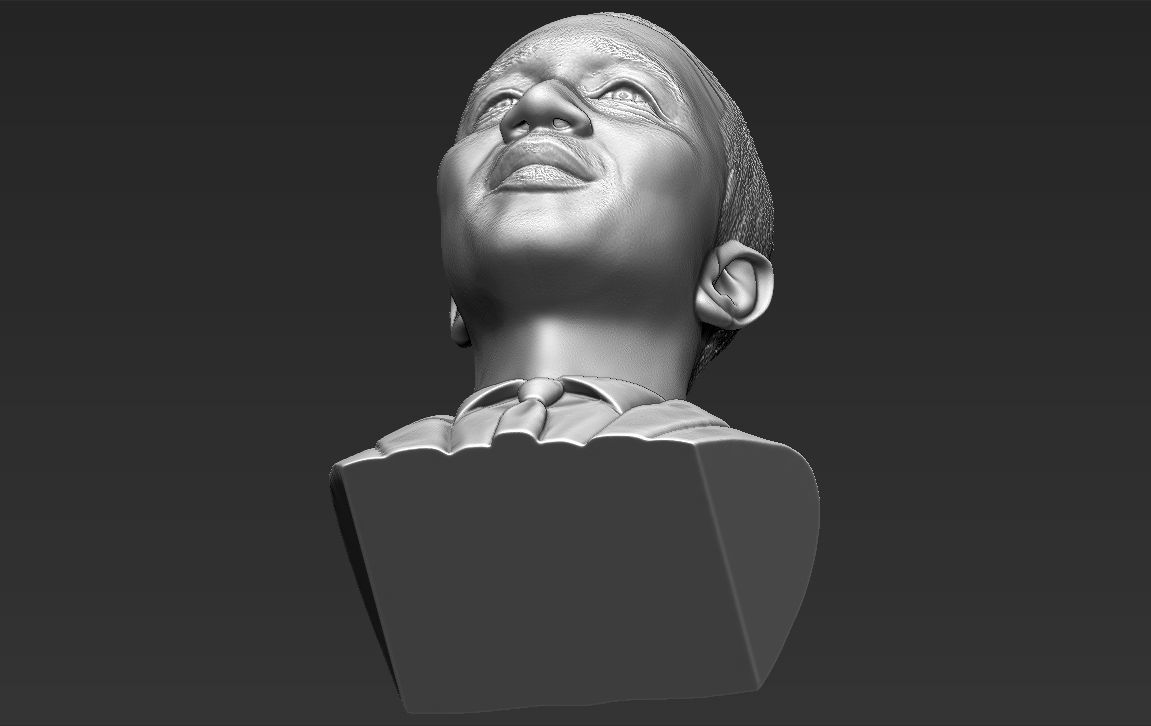 John Legend bust 3D printing ready stl obj formats 3D print model_25