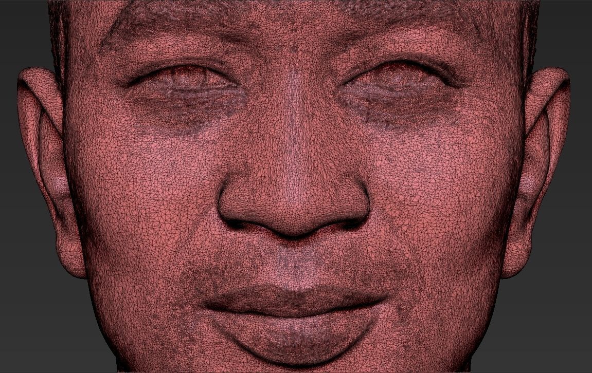 John Legend bust 3D printing ready stl obj formats 3D print model_28