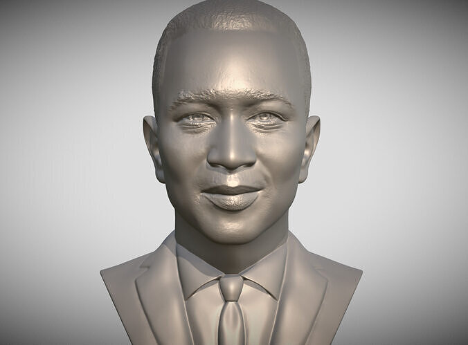 John Legend bust 3D printing ready stl obj formats 3D print model