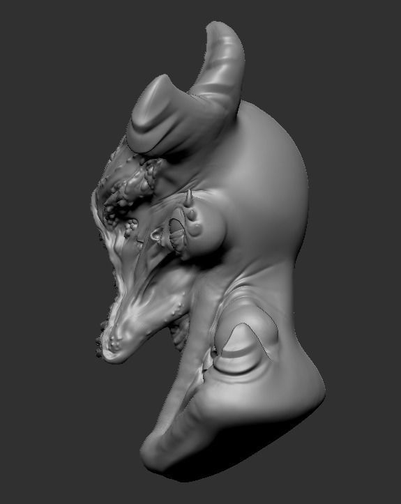 Highpoly of Insect Demon 3D model 3D model_5