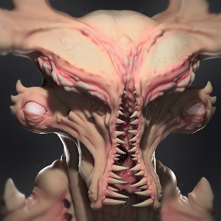 Highpoly of Insect Demon 3D model 3D model_2