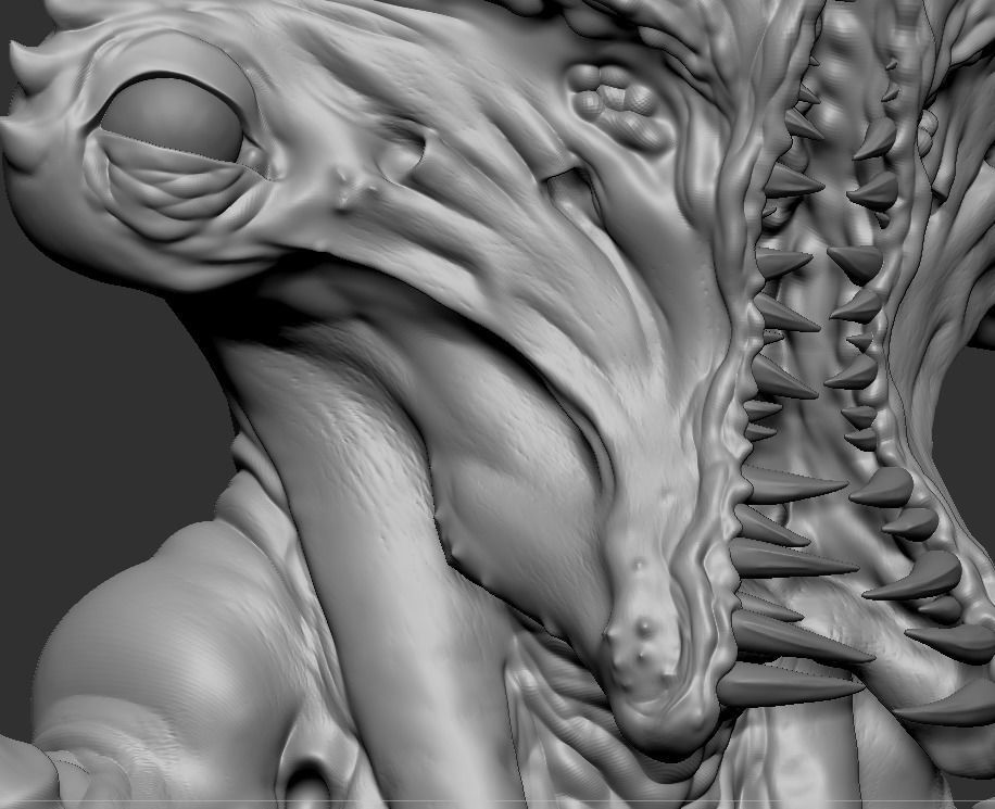 Highpoly of Insect Demon 3D model 3D model_4
