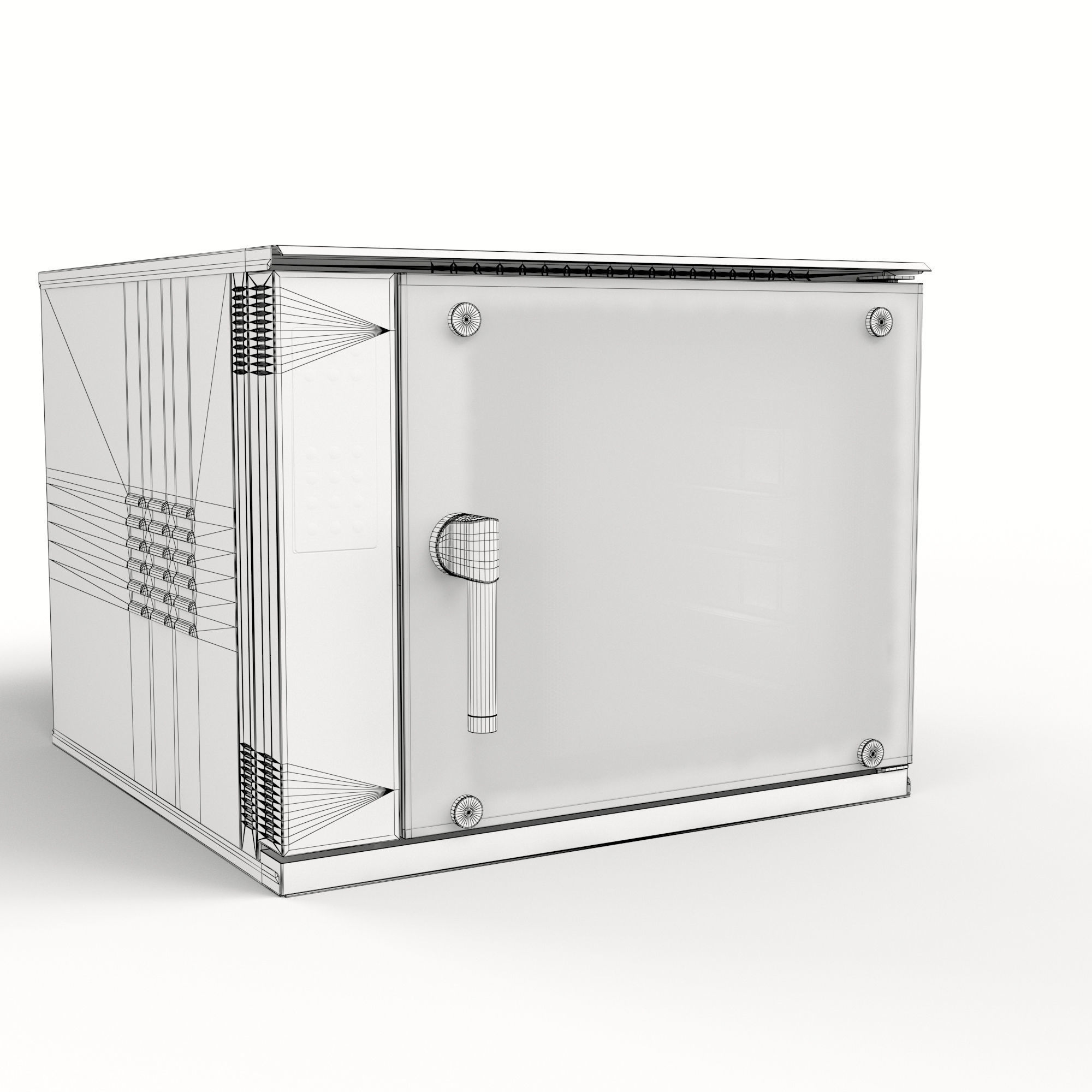 MIWE cube air convection oven  3D model_15