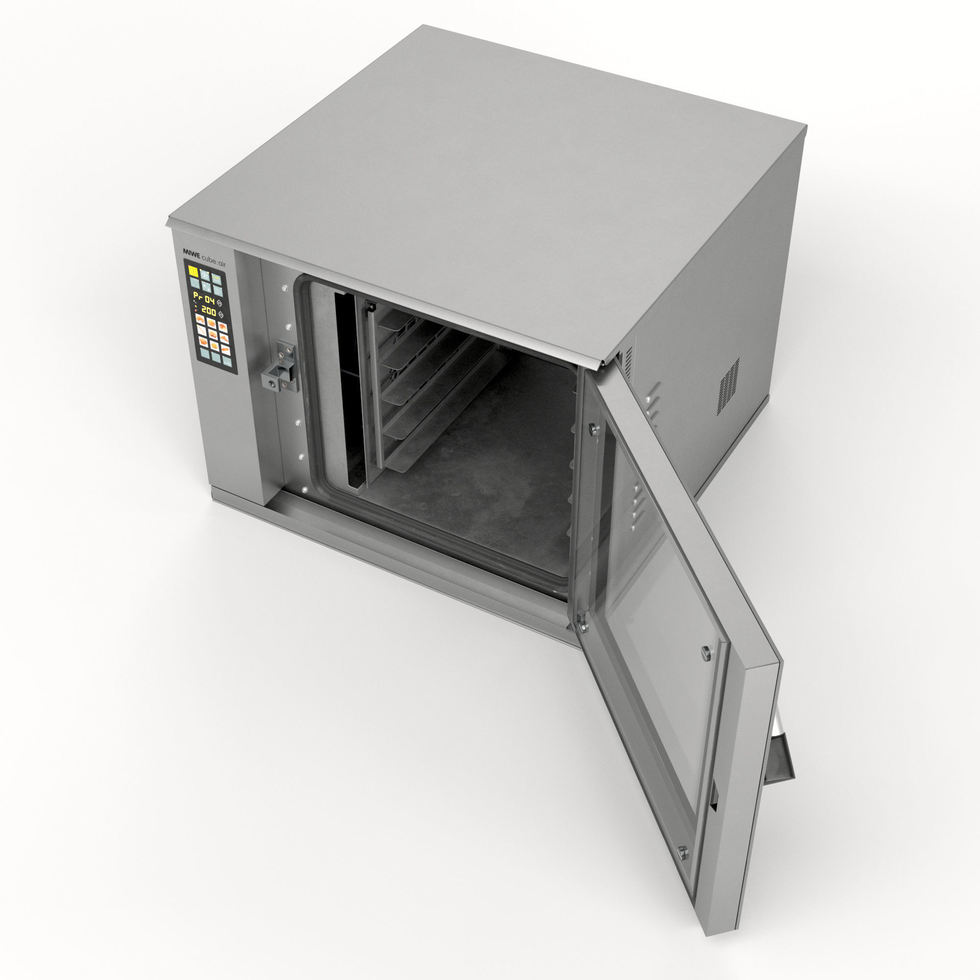 MIWE cube air convection oven  3D model_11