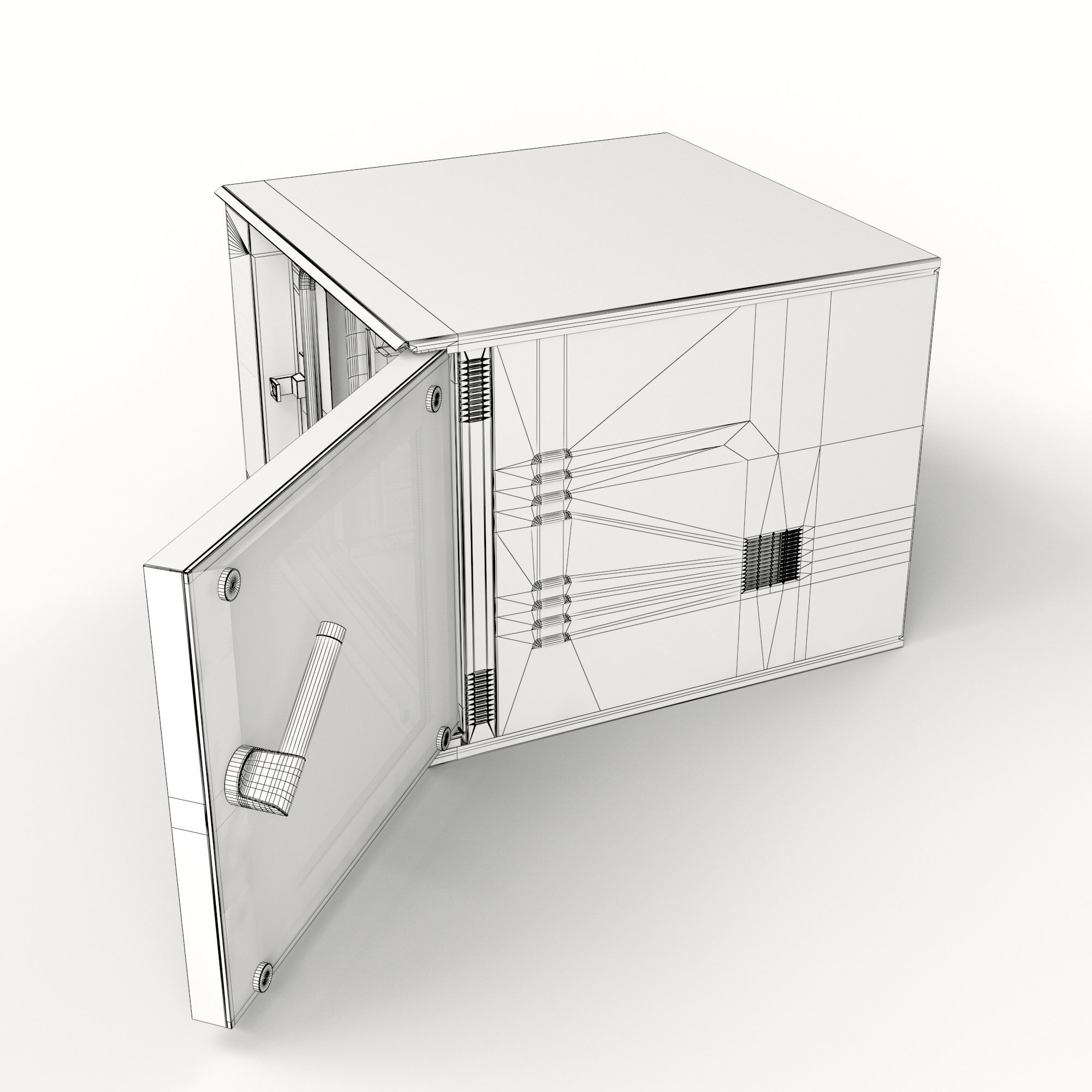 MIWE cube air convection oven  3D model_20